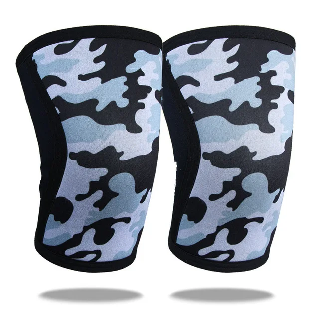 Knee Sleeves 7mm Thick Compression Weightlifting CrossFit Knee Braces Support Neoprene Outdoor Sport WOD Squats Workout Training