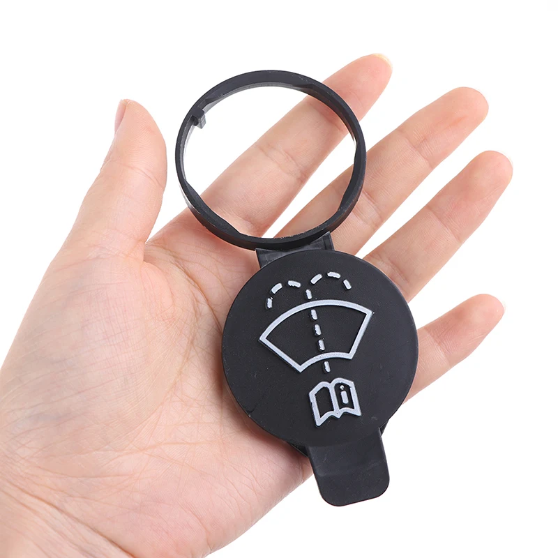 HOT 2Pcs Car Washer Water Tank Bottle Cap Windshield Wiper Fluid Reservoir Cover For Car Styling