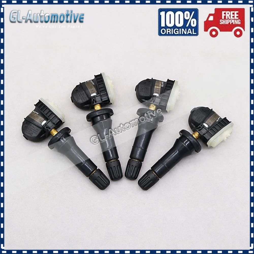 Set of (4) TPMS EV6T-1A180-CB Tire Pressure Sensor for Ford F-Series Ka+ Kuga Mondeo Ranger Tourneo Transit 3021 433MHz