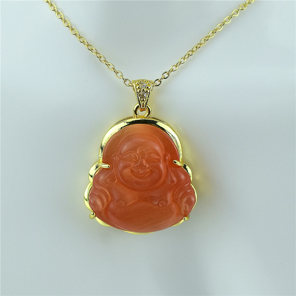 2021 new large Hetian jade religious Buddha Pendant clavicle NECKLACE PEACE jewelry women\'s Gift Men\'s exquisite jewelry