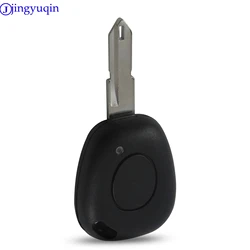 jingyuqin Replacement Car Cover Shell For Renault Twingo Megane Scenic Laguna 1 Button Remote Key Fob Case With Uncut Blade NE73