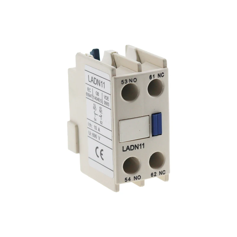 1PCS LADN Series Auxiliary Contact 690V 10A 1NO+1NC 2NO+2NC For LC1D Series AC Contactor