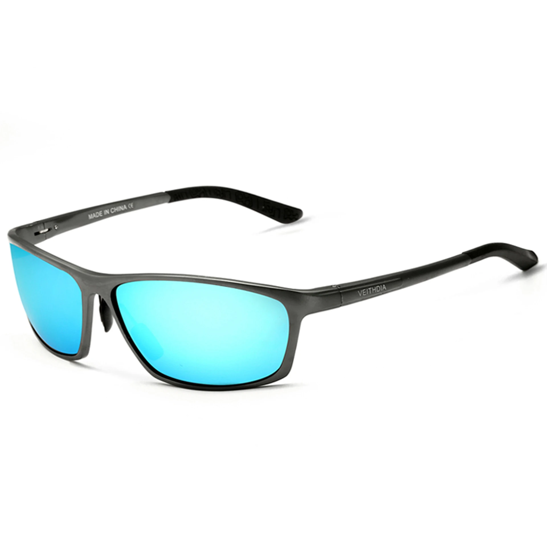 VEITHDIA-Vintage Outdoor Polarized Sunglasses for Men, Driving Sun Glasses, Brand Designer, UV400 Lens VT06520, Fashion