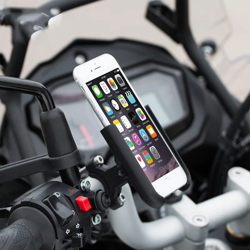 SMOYNG Aluminium Bicycle Motorcycle Phone Holder Stand Bike Handlebar Mirror Support Mount Moto phone Braket For iPhone 8P X 11