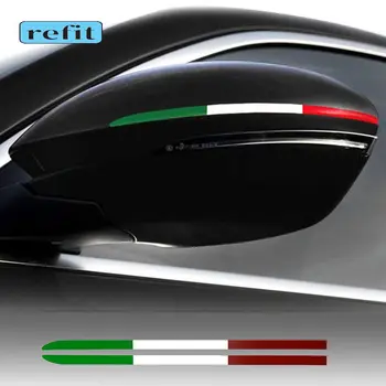 Dekorace zpětného zrcátka do auta, girlanda, nálepka pro Alfa Romeo Giulia Stelvio 147 159 Giulietta, příslušenství pro úpravu 10 nejlepší prodej Tuning Golfu 4 - №10