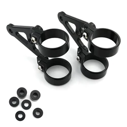 Fit For Triumph Thunderbird/TB Sport/Legend TT Motorcycle Front Fork Tubes CNC Mount Round Headlight Bracket Aluminum Black 43mm