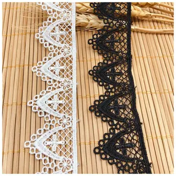 من جانب واحد زهرة الصليب لوليتا تنورة اكسسوارات الزفاف المطرزة الدانتيل النسيج الخياطة الملابس DIY بها بنفسك الحرف شرائط الخياطة