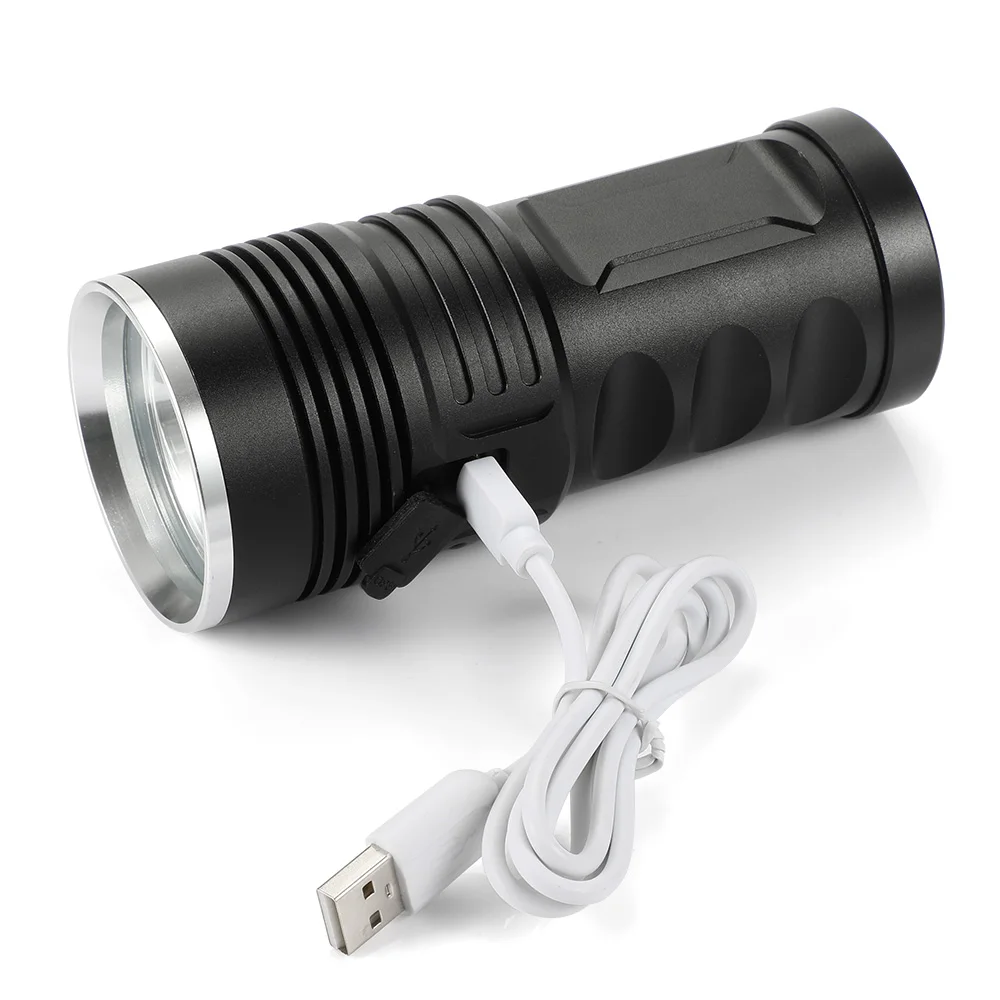 New LED Tactical Flashlight 3x XHP50 Handheld Waterproof Torch Super Bright Flashlights 3 Modes Camping lamp