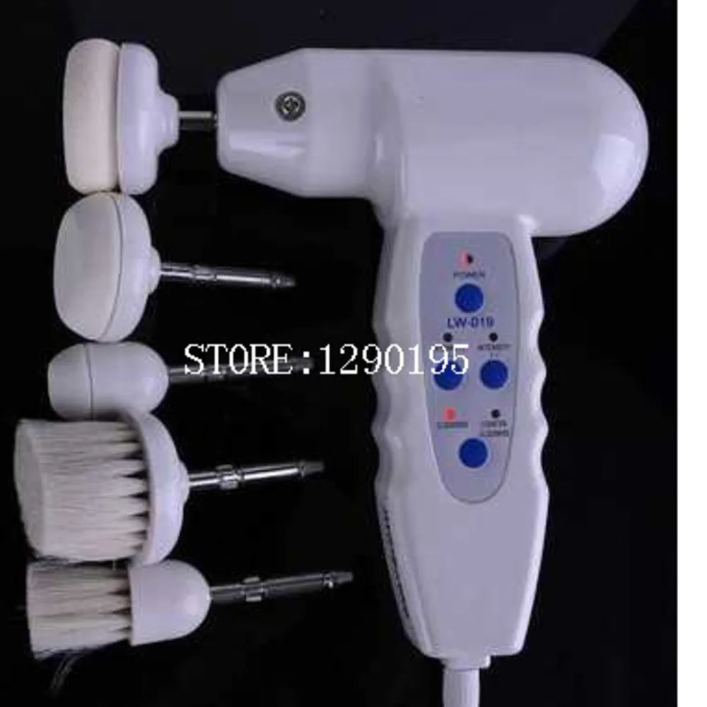 Skin Beauty Brush Massager 5 in 1 Electric Wash Face Feet Care Machine face Pore Cleaner Body Cleanser