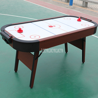 5 Feet Large Kids Air Hockey Table Ice Hockey Game Leisure Hockey Table Children's Educational Interactive Toys Indoor Sport