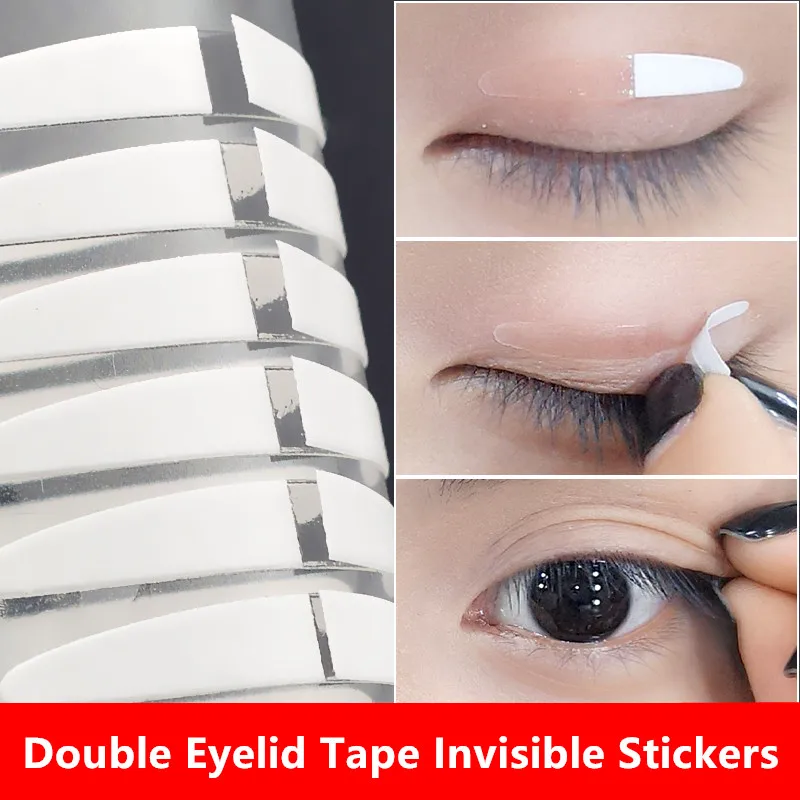 Double Eyelid Tape Invisible Stickers Double Eyelid Makeup Lace Transparent Self Adhesive Double Eye Tape Ladies Eye Makeup Tool