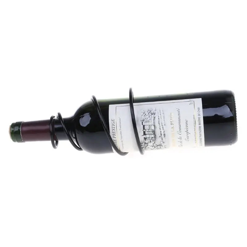 Estante de hierro montado en la pared para botellas de vino, estante de exhibición para Cocina, Bar, organizador de almacenamiento, decoración del hogar