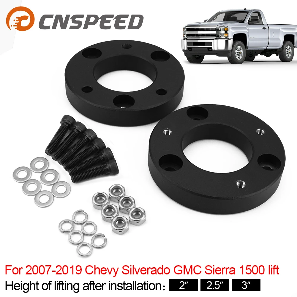 Front Leveling Lift Kit For 2007-2019 Chevy Silverado GMC Sierra 1500 Lift 2 