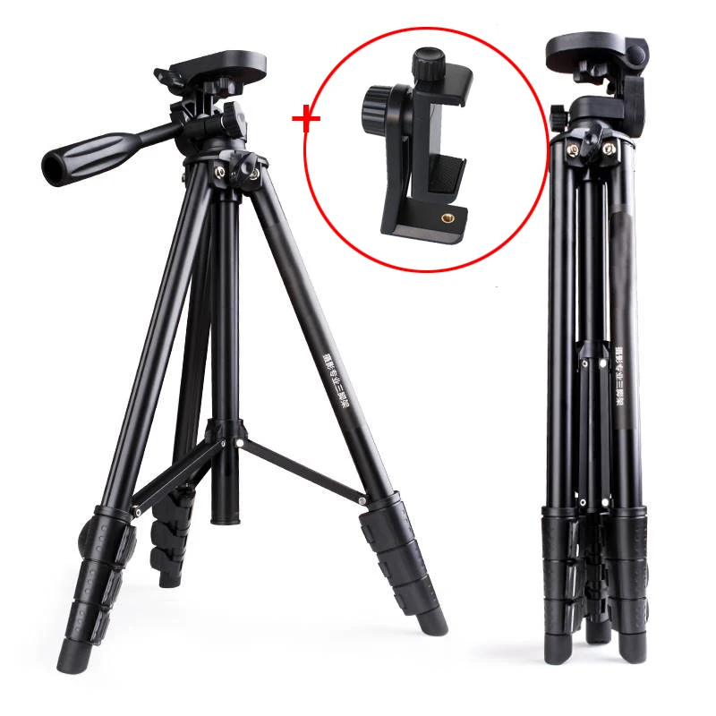 3 Đầu Chân Máy Trọng Lượng Nhẹ Bộ Cho Điện Thoại Máy Ảnh Máy Quay Tiktok Facebook Phát Sóng Trực Tiếp Canon Sony NIkon