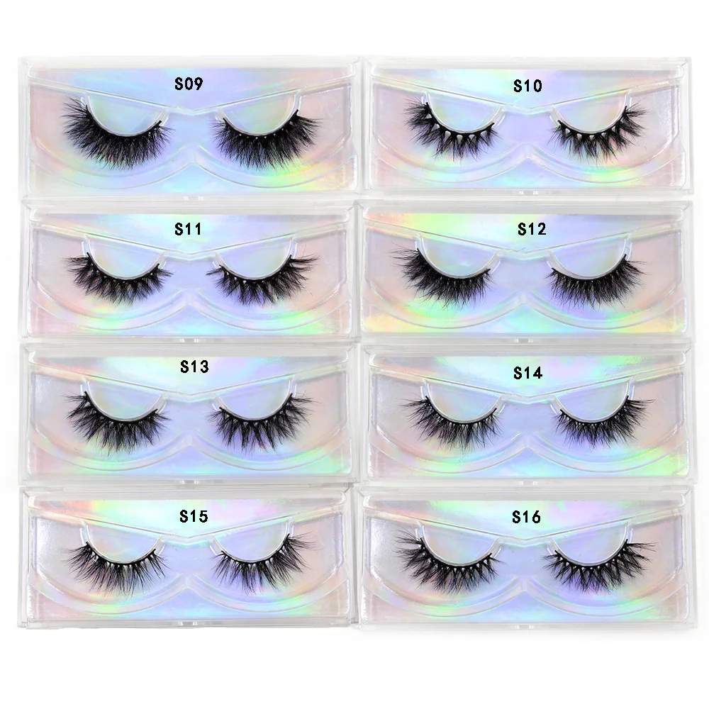 LEHUAMAO Mink Eyelashes 3D Mink Hair False Eyelashes Natural Thick Long Eye Lashes Fluffy Makeup Beauty Extension Tools