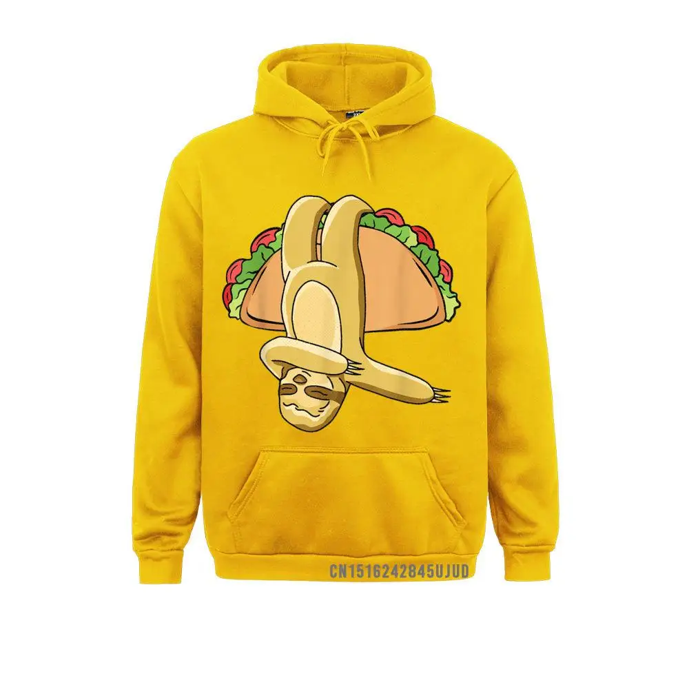 Dabbing Sloth Cinco De Mayo Funny Taco Mexican Fiesta Pullover Slim Fit Mens Sweatshirts Long Sleeve Hoodies Japan Style Hoods