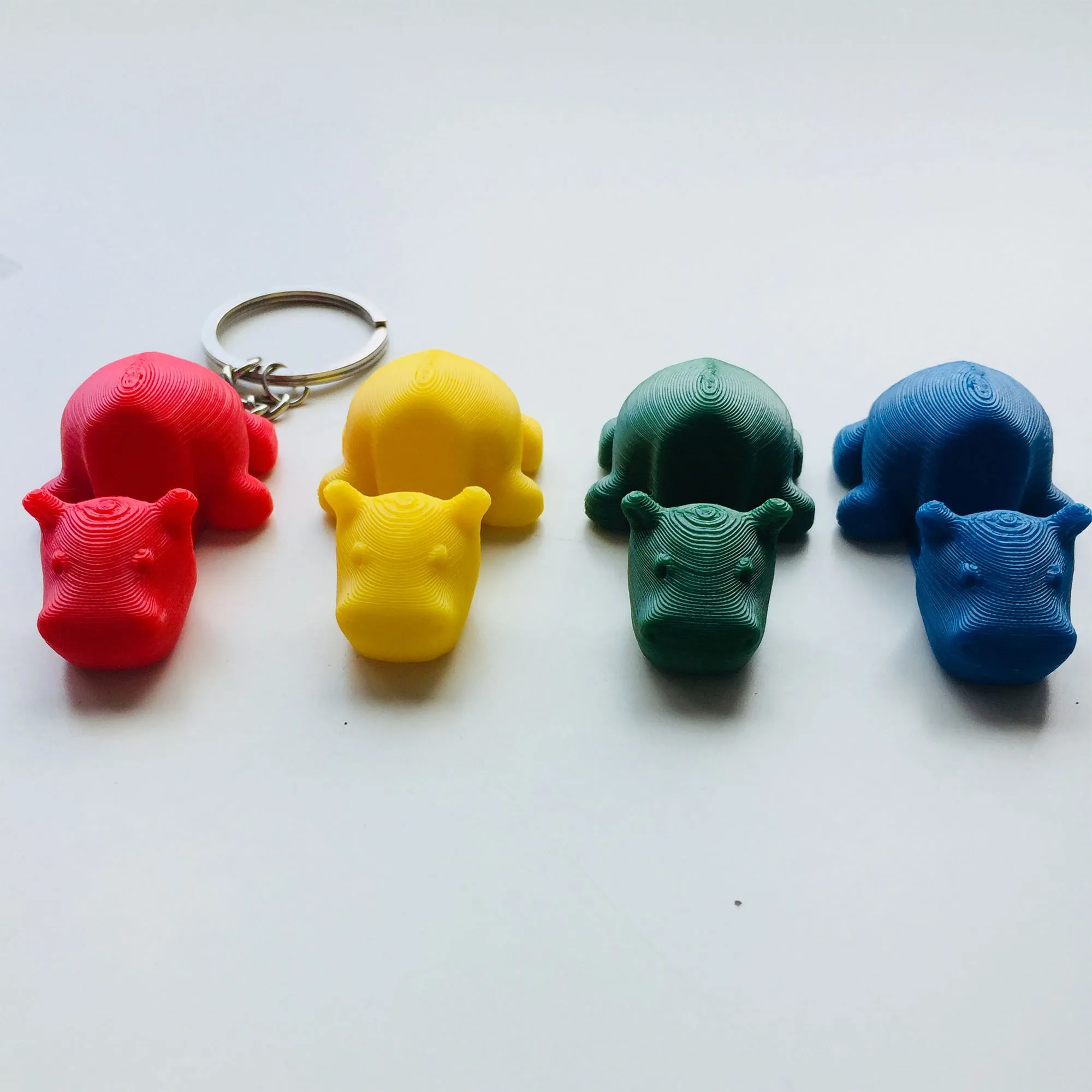 Hypo Keychain and Cute Desktop Smartphone Stand Cell Phone Holder 3D Printed Toy for All