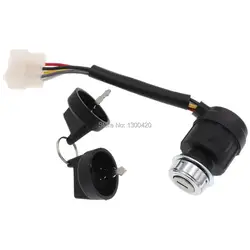 5 Pin JK425-2 Ignition Lock Start Switch Key for Quad Bike ATV Dune Buggy Dirt Bike Go Karts