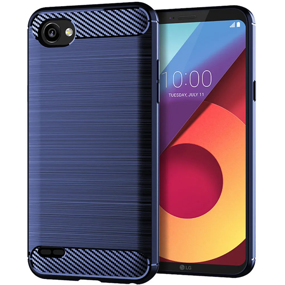 For LG Q6 Case Luxury Full Soft TPU Silicone Cover ShockProof Case For LG Q6 Plus Q 6 LGQ6 Protective Phone Cases