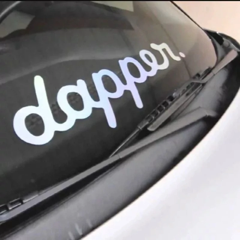 

30219# Various Sizes JDM dapper. car sticker vinyl car decal waterproof stickers on car truck bumper rear window no background