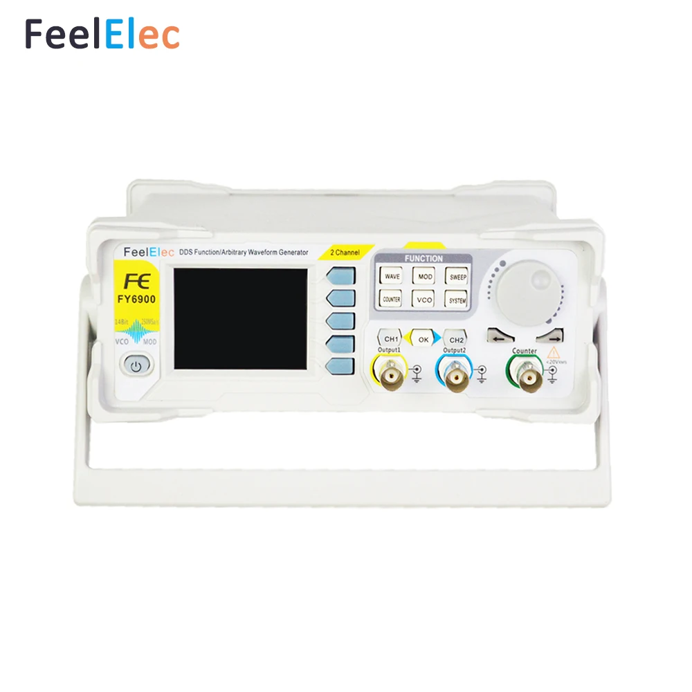 FeelTech FY6900  DDS Dual-Channel Arbitrary Waveform Pulse Function Signal Generator with High Quality