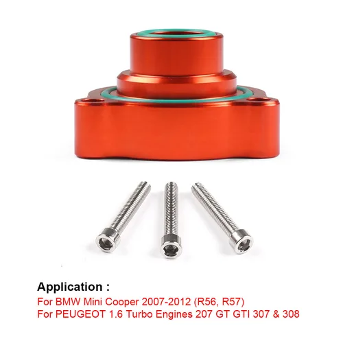 Imagen 2 del producto CNSPEED Blow Off Adaptor For BMW Mini Cooper S and for Peugeot 1.6 Turbo engines High Quality Blow Off valve (BOV)/blow dump