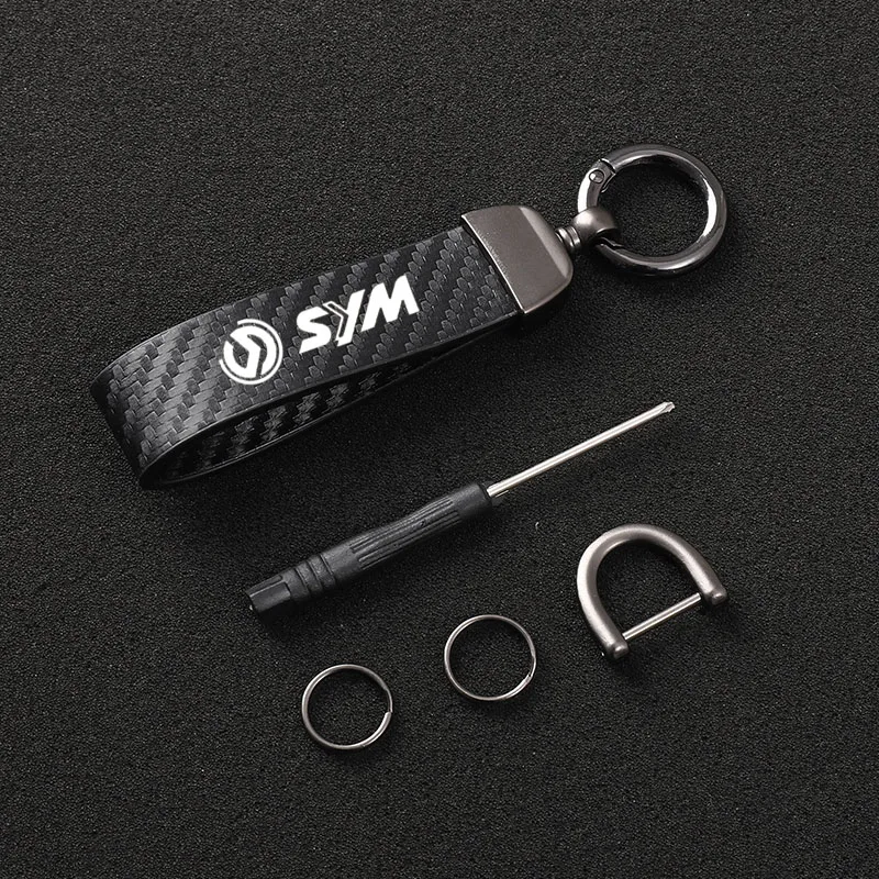 

Leather Motorcycle keychain for SYM JOYMAX Z 125/250/300 MAXSYM 400i 600i TL500 CRUiSYM 300 GTS 300i T2 T3 Joyride 200