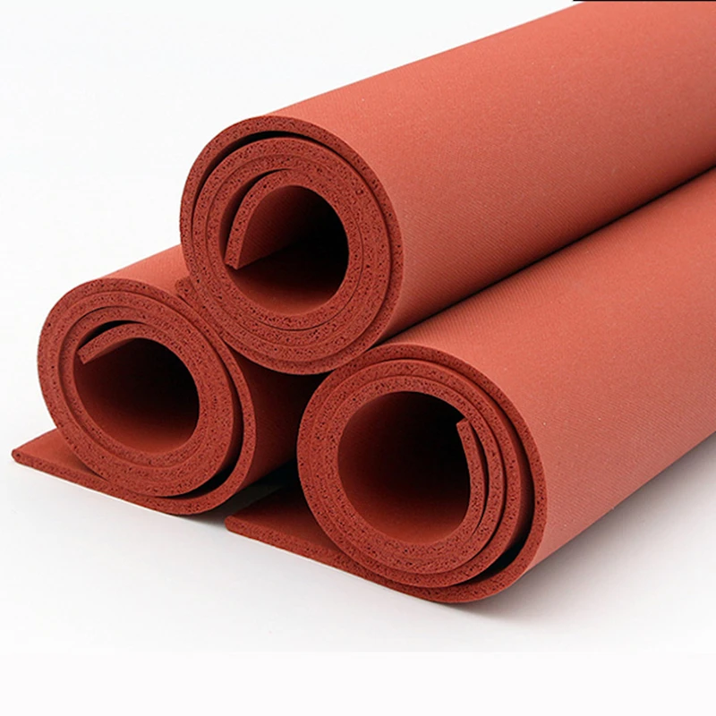 Thickness 3MM-10MM High Performance Standard Size Silicone Foam Board Sheet Heat Resistant Silica Rubber Mat Factory Sale