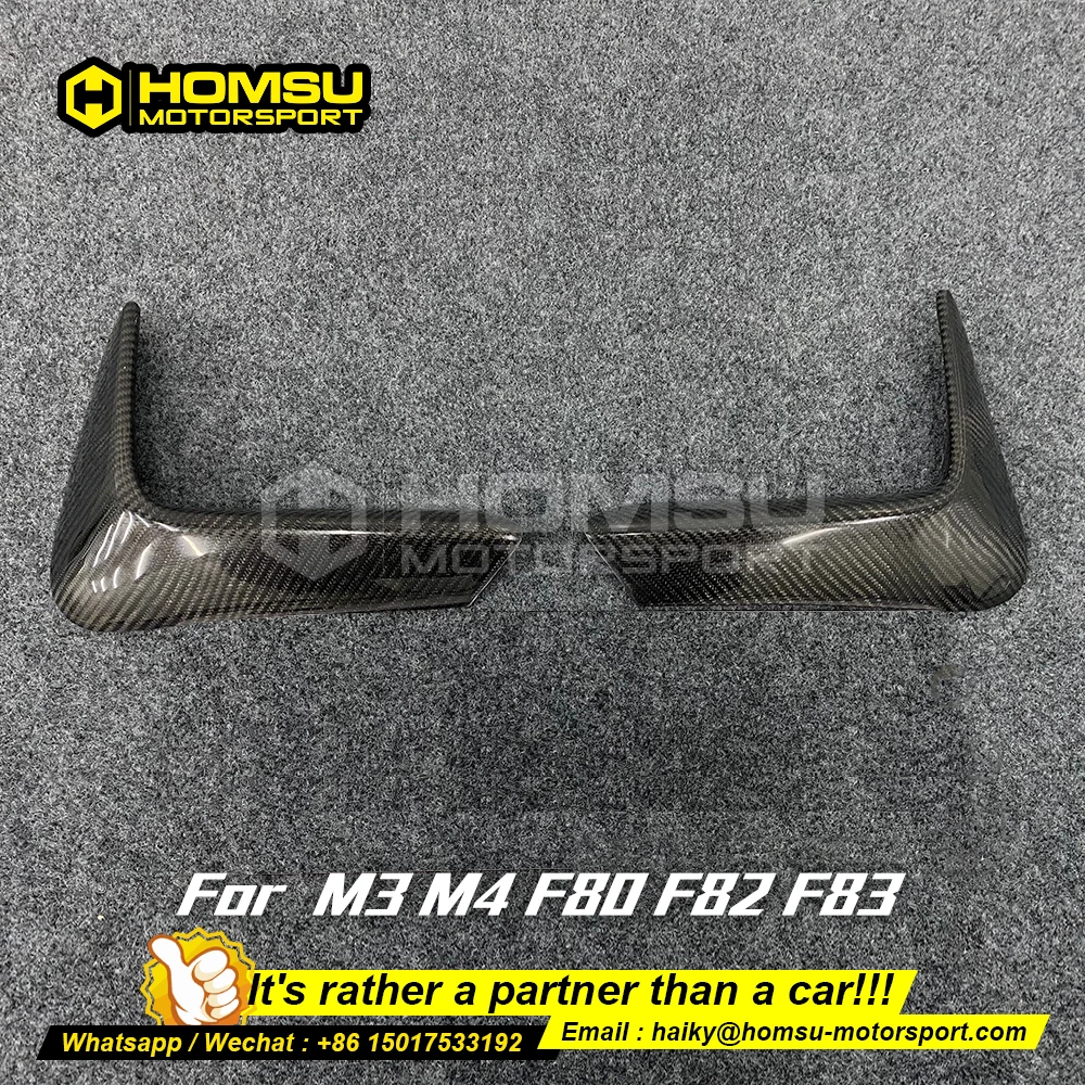 Factory price Carbon Fiber Rear Bumper Splitters For bm w M3 M4 in Carbon Fibre rear diffuser Splitters for F80 F82 F83 M3 M4