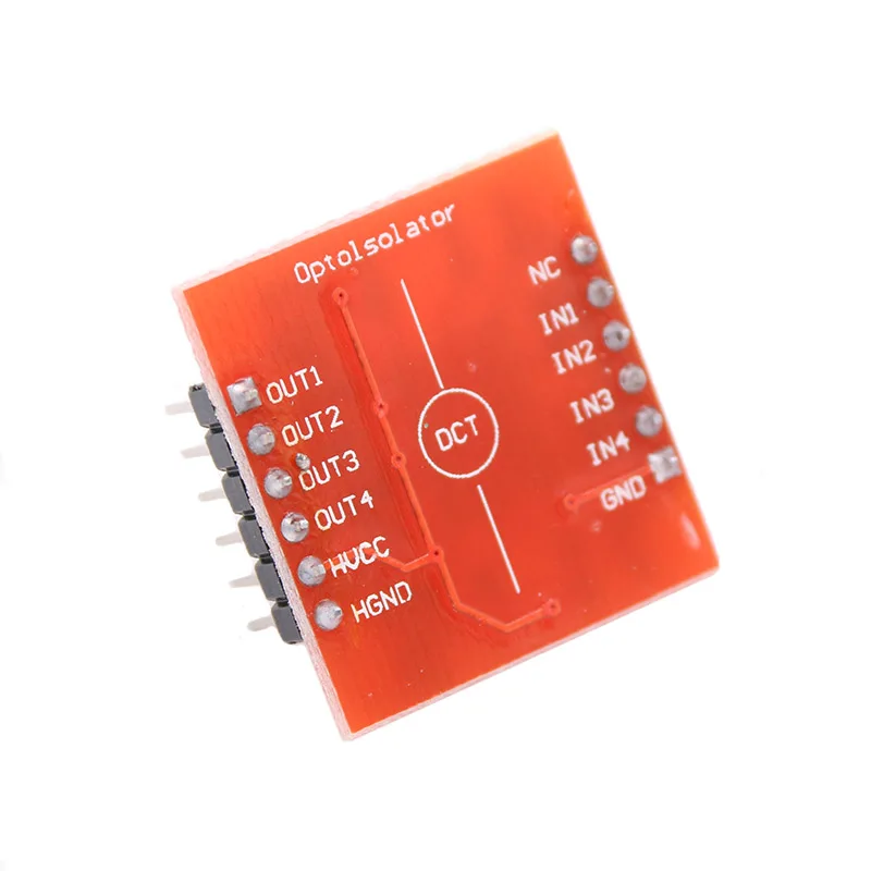 4-Channel Opto-isolator IC Module 4 Channel Optocoupler Isolation Module Expansion Board High And Low Level For Arduino