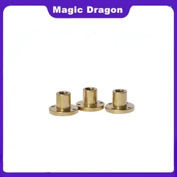 T12 Lead Screw Nut Pitch 2mm Lead 2/3/4/8/10mm/12mm/14mm/20mm Brass Lead Screw Nut For CNC Parts 3D Printer