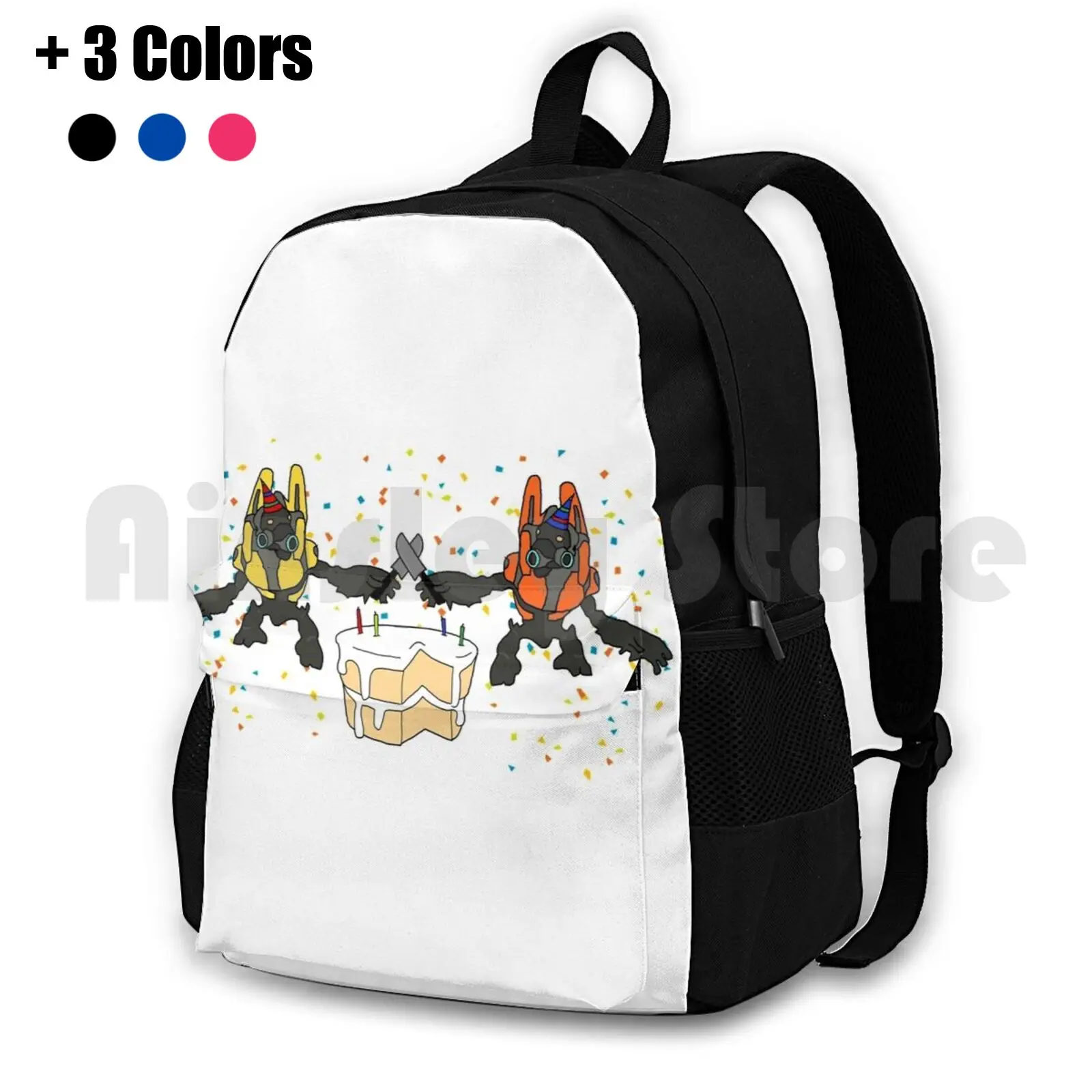 Grunt Birthday Party ( No Background ) Outdoor Hiking Backpack Riding Climbing Sports Bag Ce 1 3 4 Odst Reach Wars Wars 2