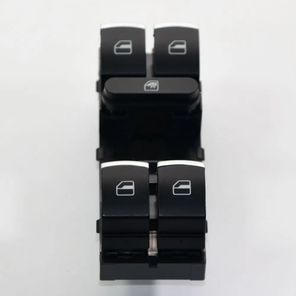 6 Pcs Chrome Headlight switch Without folding mirror switch For VW Golf MK5 Rabbit  Tiguan Passes B6 B7 CC 5ND941431B 5ND959565B