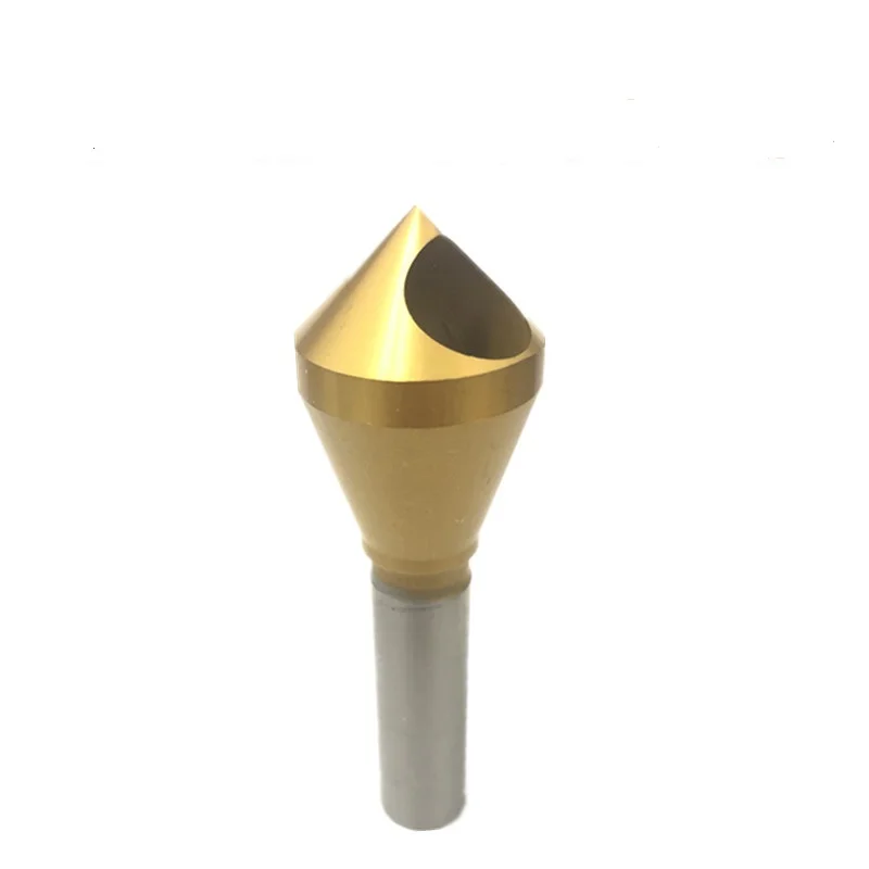 

Titanium plated chamfering cutter with hole chamferer high gloss chamfering drill countersunk drill countersunk stainless steel