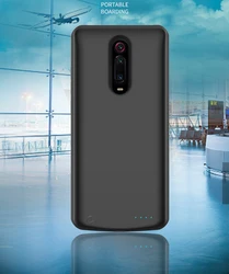 Silicone shockproof Battery Charger Case For Xiaomi Mi 9T Backup Power bank Case For Xiaomi Mi 9t Pro Charger Back Cover Capa