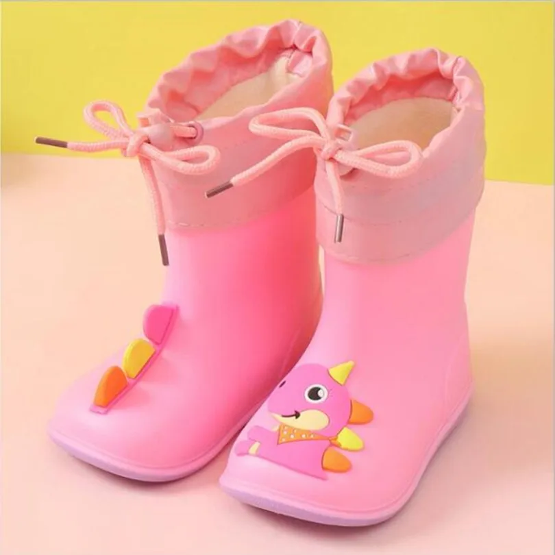 Newest Girl Rainboots Classic Waterproof Children's Shoes Kids Rain Boots Pvc Rubber Boots Kids Baby Water Shoes Boy Rain Boots