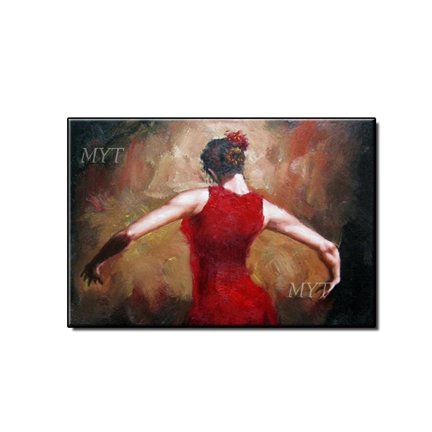 Scarlet Figure Girl Abstrac High Quality Oil Painting On Canvas For Living Room Home Decor Pictures Wall Art Paintings No Framed