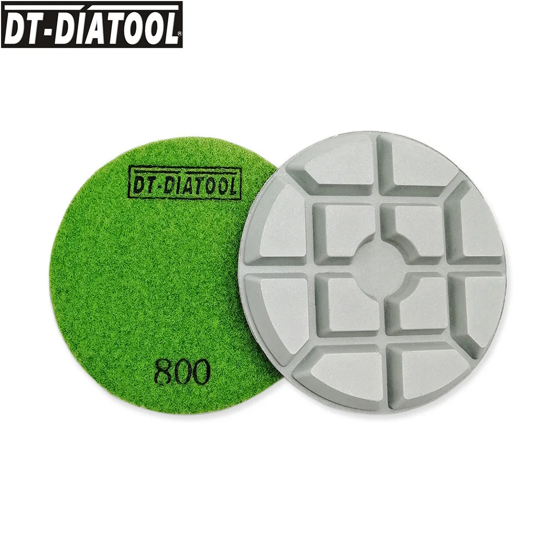 DT-DIATOOL 3 個径 100 ミリメートル/4 "グリット #800 肥厚ダイヤモンドコンクリート研磨パッドレジンボンドサンディングディスク修復コンクリート床