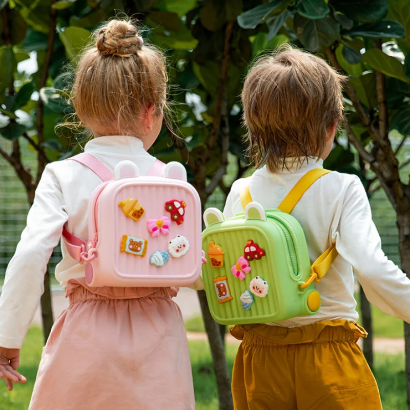 Children Lovely Girls Boys Travel Messenger Bags Fashion Light Schoolbag Shoulder DIY Backpack Holiday Gift