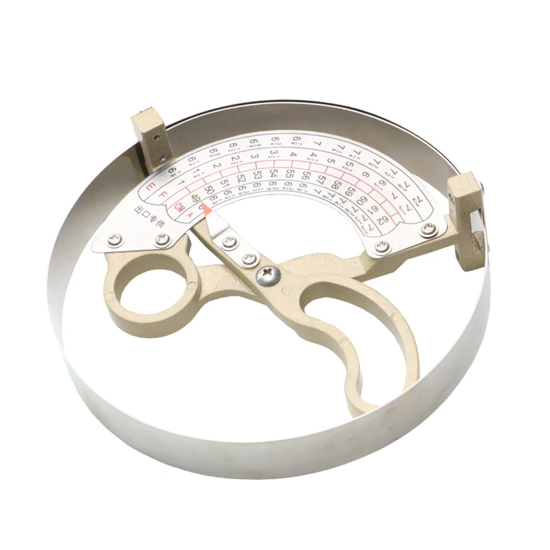 42-70CM Stainless Steel Scissor Type Ring Compass Cap Size Measuring Tool Ruler Hat Caliper