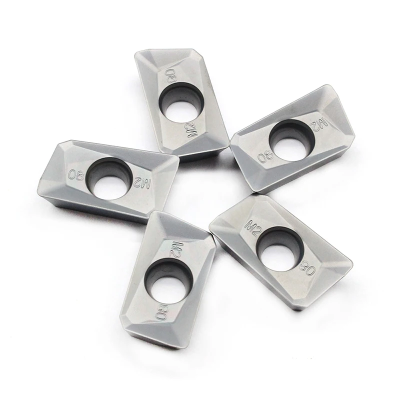 Imagem -05 - Carboneto Inserções Ferramenta de Torneamento Apmt 1604 Rosto Moinho Torno Ferramentas Fresa Cnc Ferramenta Apmt1604pder Apmt1604 m2 Hp1030