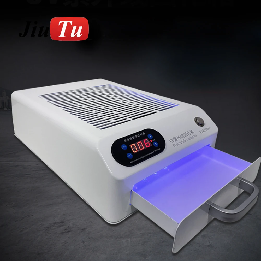 Mobile Phone LCD Screen Repair UV Curing Lamp 48pcs LED Lights Curing Oven UV Light Box For Samsung For iPhone Refurbish