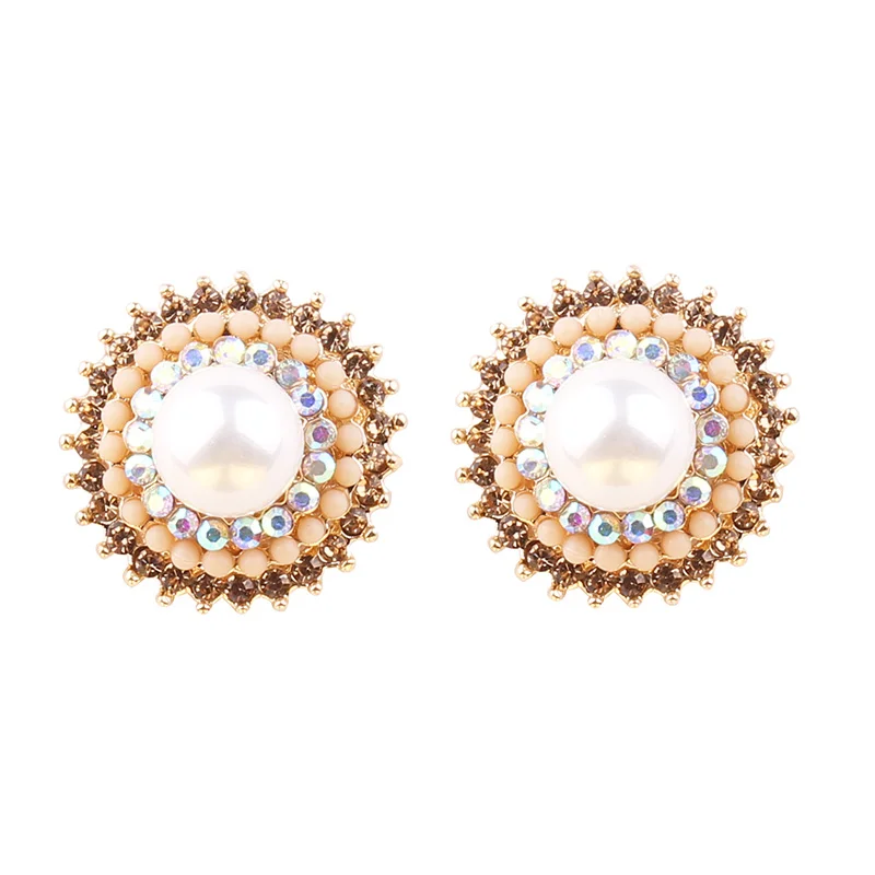Boho Ethnic Fringe Opal Stud Earrings 2020 Handmade Beads Statement Earrings Party Stud Earrings christmas Gift Wholesales