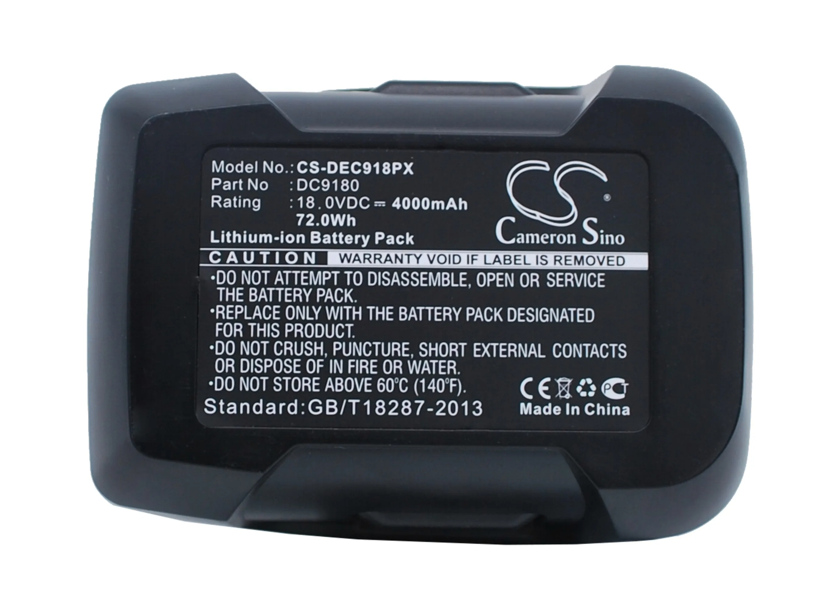 Cameron Sino Battery for Dewalt DC9180 DC9180C DC9182 fits DCD925 DCD925N 925B2 925KA Power Tools Replacement battery  4000mAh