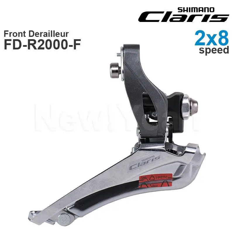 SHIMANO CLARIS R2000 2x8 Speed Front Derailleur FD-R2000 Clamp Band Mount/Brazed-On Mount  Road Bicycle Parts Original DIY