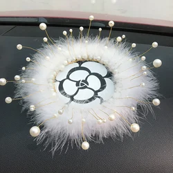 Winter Beaded Pearl Feature Car Non-Slip Mat Auto Interior Dashboard Deco Silicone Anti Slip Mat Car Sticky for Keys Phone