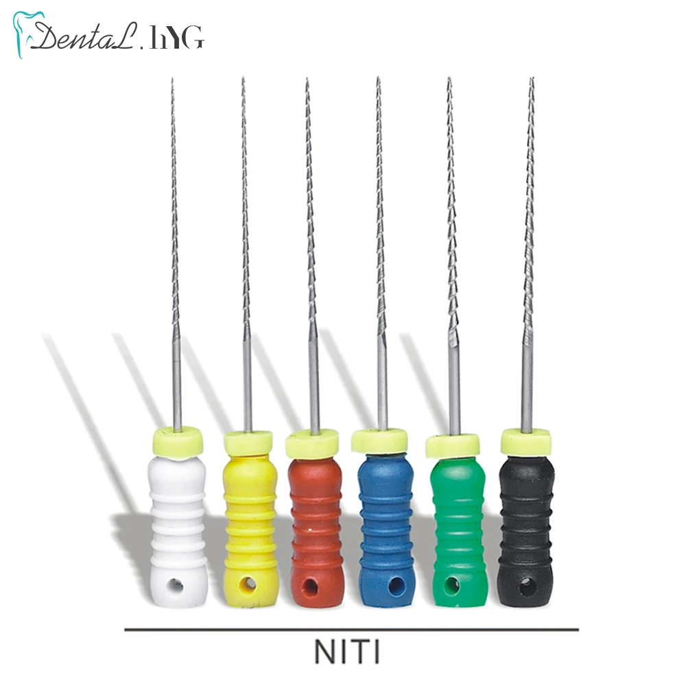 10 коробок, эндододонтический корневой канал NITI K файлы, стоматологический K-файл/H-файл, 21 мм/25 мм, эндодонтические инструменты, стоматологический инструмент, 1 упаковка (6 шт.)