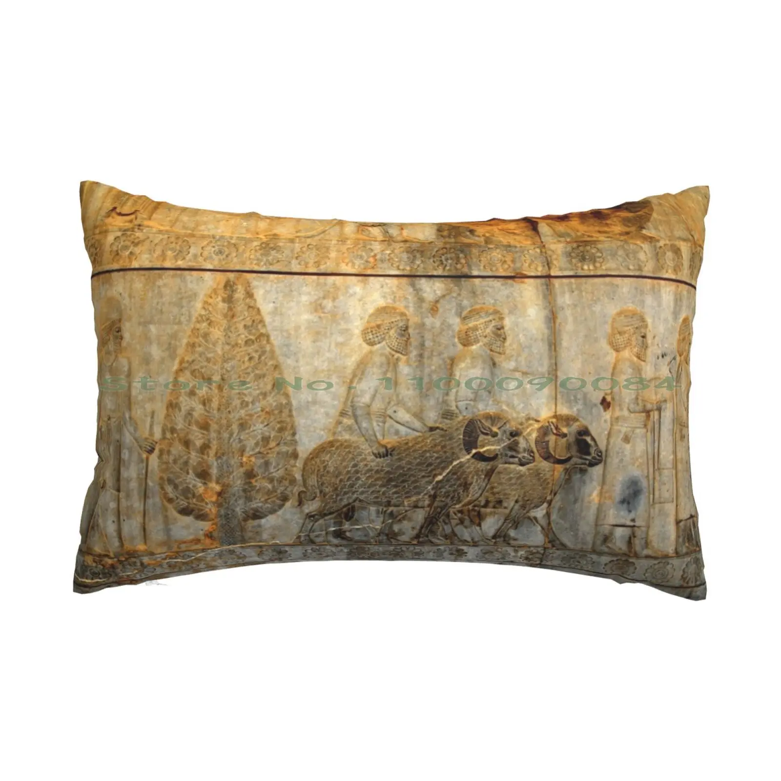 Persians Envoys Bearing Gifts Relief Persepolis Persia Iran Pillow Case 20x30 50*75 Sofa Bedroom Funko Shop Best Bl Manga Bl