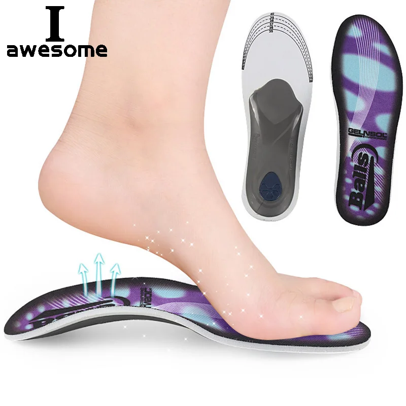 신발 깔창 뒤꿈치 패드 발 쿠션 충격 흡수 통기성 편안한 발 통증 완화 신발 깔창, 남성 여성용