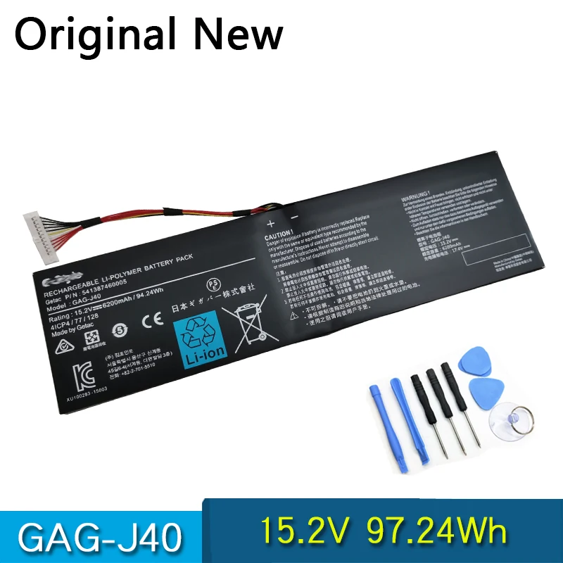 Baru Asli Baterai GAG-J40 untuk Gigabyte Aorus X7 Dt V7 V8 V6 Aero 15 14 V7 14-W-CF2 15X15W 14-P64WV6 P64Wv7-De325Tb